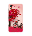 Red Heart Cycle Case for Gionee P5L / P5W / P5 Mini (Design No. 222)