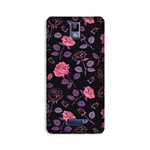 Rose Pattern Mobile Back Case for Gionee P7 (Design - 2)