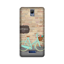 Happiness Mobile Back Case for Gionee P7 (Design - 53)