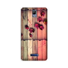 Wooden look2 Mobile Back Case for Gionee P7 (Design - 56)