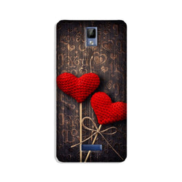 Red Hearts Case for Gionee P7