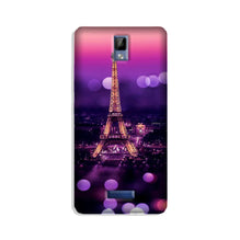 Eiffel Tower Mobile Back Case for Gionee P7 (Design - 86)