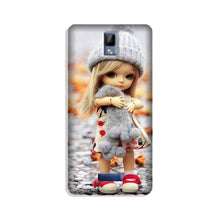 Cute Doll Mobile Back Case for Gionee P7 (Design - 93)