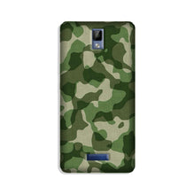 Army Camouflage Mobile Back Case for Gionee P7  (Design - 106)