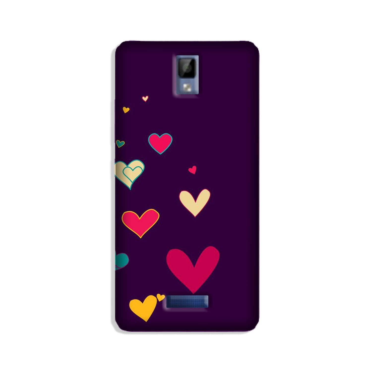 Purple Background Case for Gionee P7(Design - 107)
