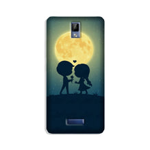 Love Couple Mobile Back Case for Gionee P7  (Design - 109)