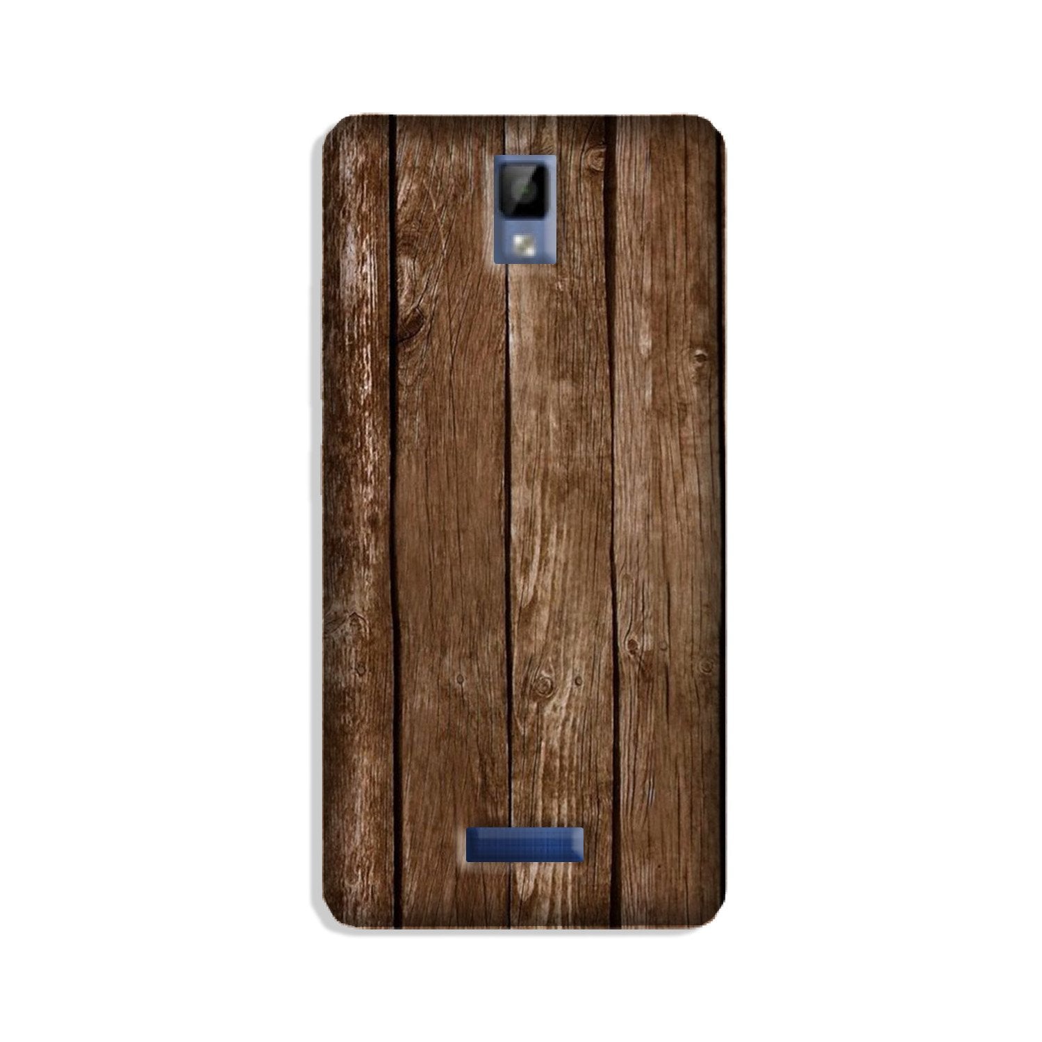 Wooden Look Case for Gionee P7  (Design - 112)