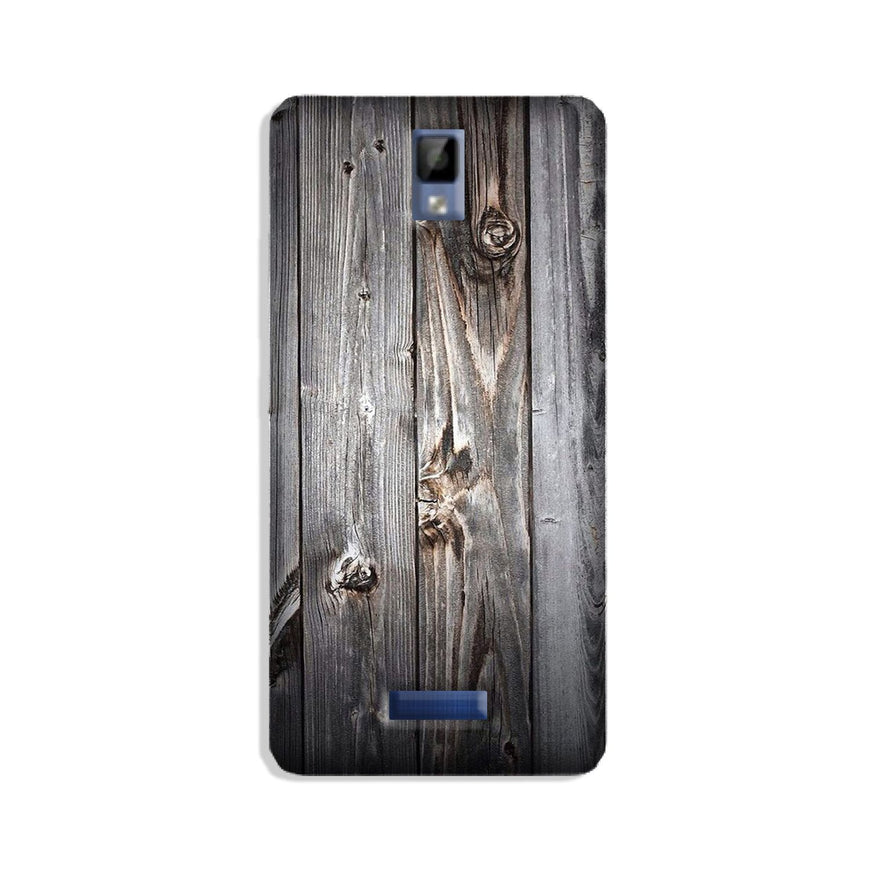 Wooden Look Case for Gionee P7  (Design - 114)
