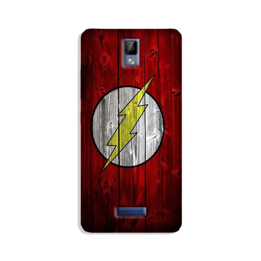 Flash Superhero Case for Gionee P7  (Design - 116)