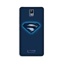 Superman Superhero Mobile Back Case for Gionee P7  (Design - 117)