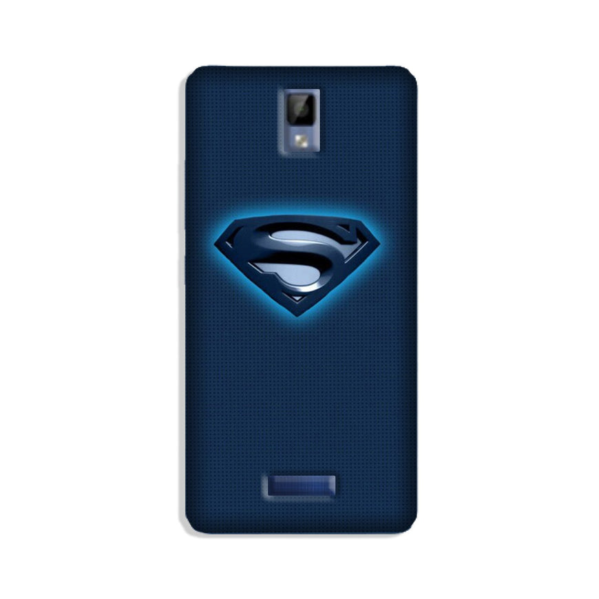 Superman Superhero Case for Gionee P7  (Design - 117)