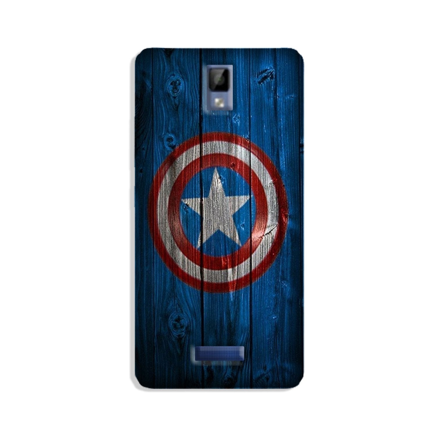 Captain America Superhero Case for Gionee P7(Design - 118)
