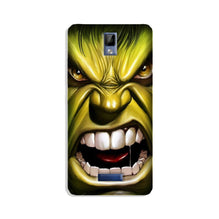 Hulk Superhero Mobile Back Case for Gionee P7  (Design - 121)