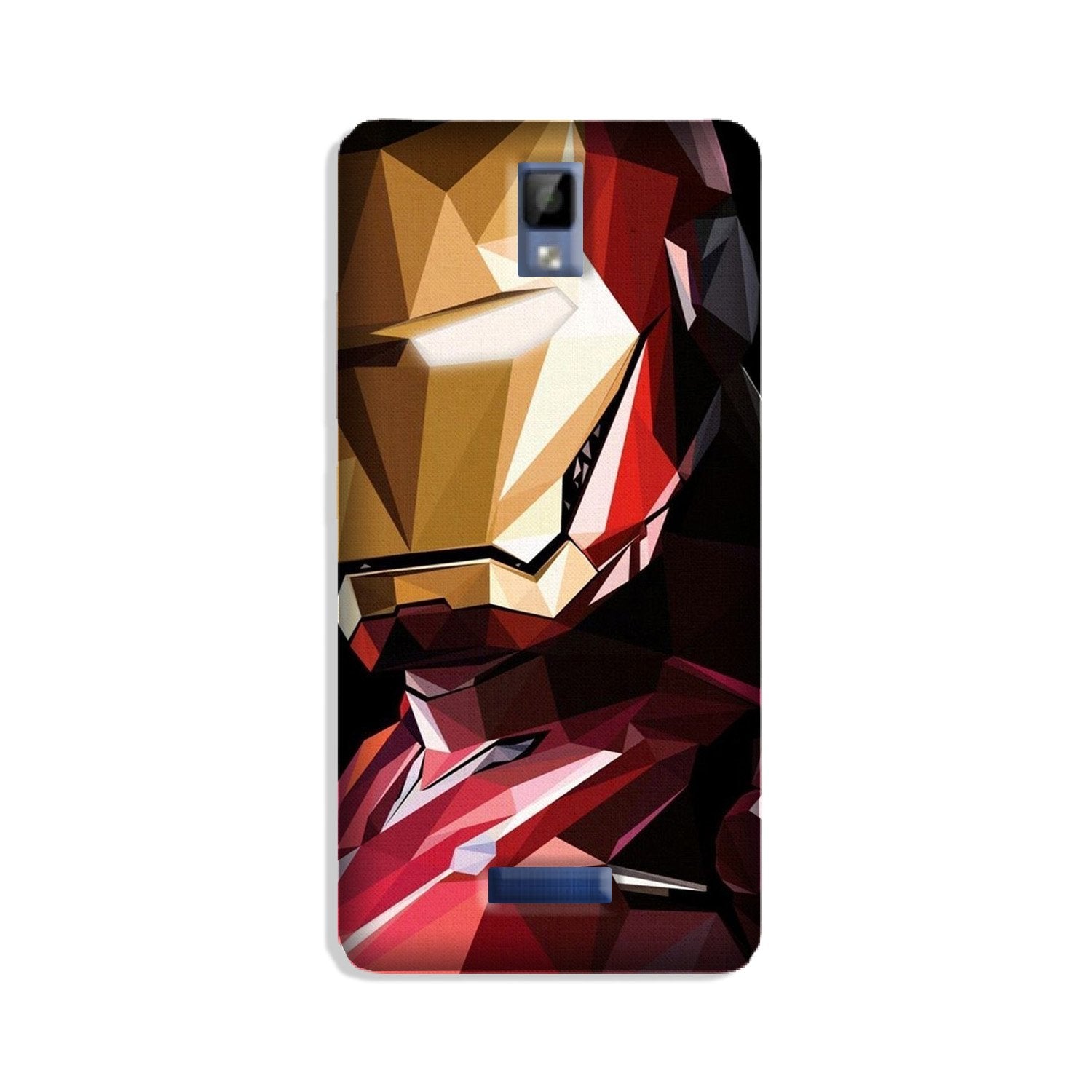 Iron Man Superhero Case for Gionee P7  (Design - 122)