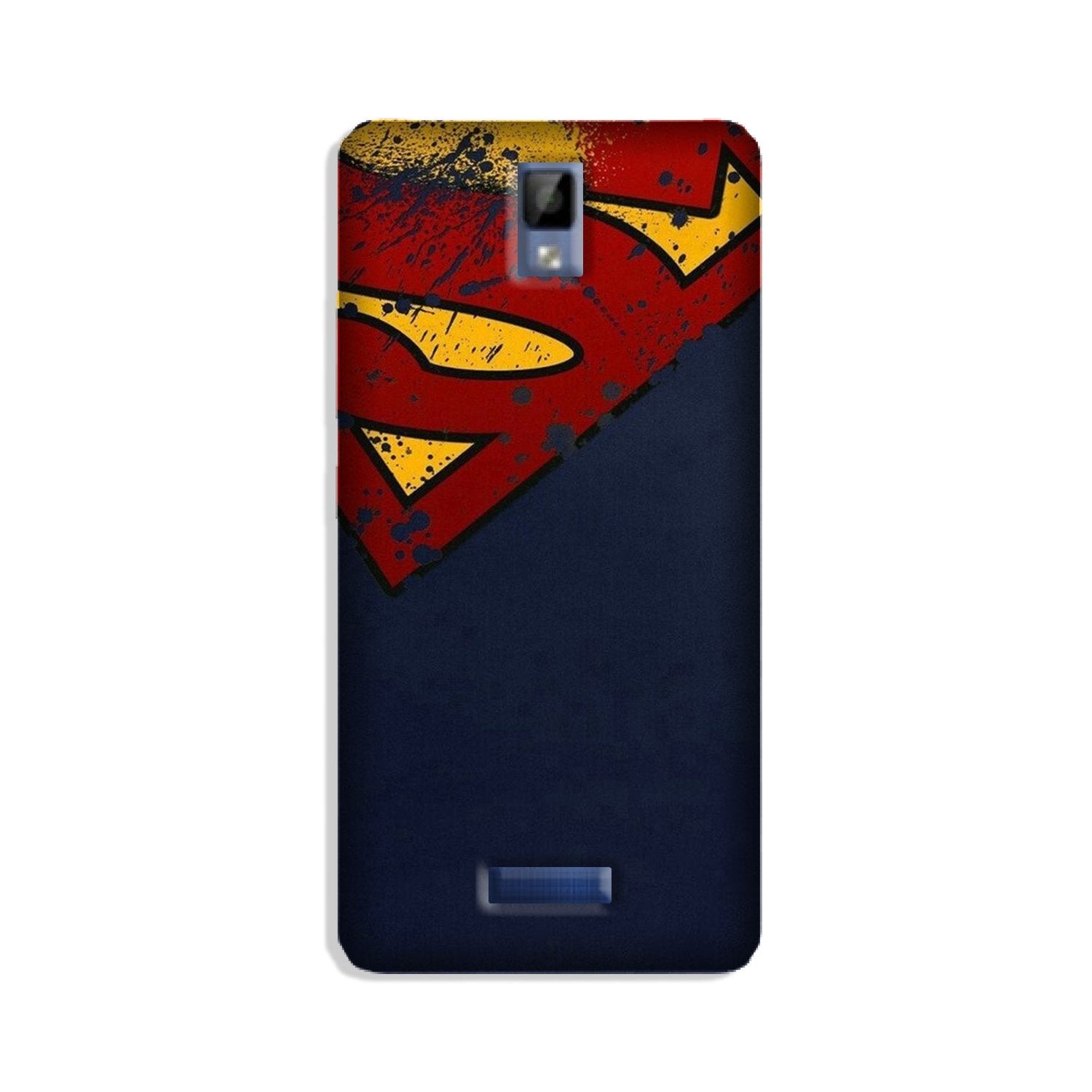 Superman Superhero Case for Gionee P7  (Design - 125)