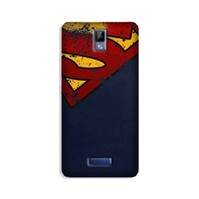 Superman Superhero Mobile Back Case for Gionee P7  (Design - 125)