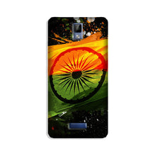 Indian Flag Mobile Back Case for Gionee P7  (Design - 137)