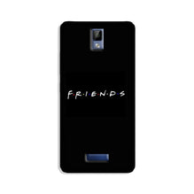 Friends Mobile Back Case for Gionee P7  (Design - 143)
