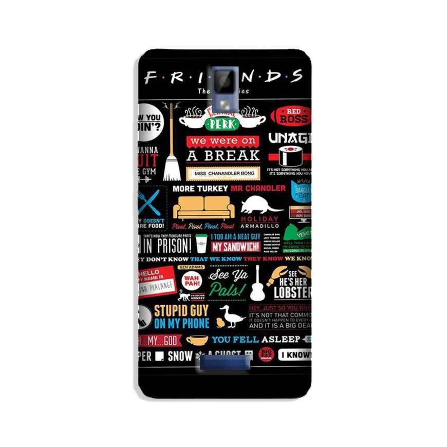 Friends Case for Gionee P7  (Design - 145)