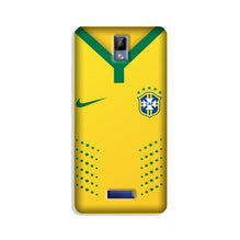 Brazil Mobile Back Case for Gionee P7  (Design - 176)