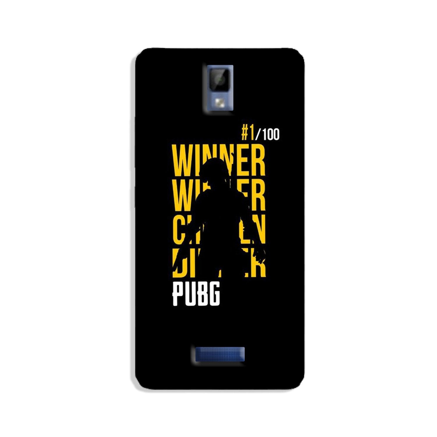 Pubg Winner Winner Case for Gionee P7  (Design - 177)