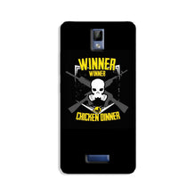 Winner Winner Chicken Dinner Mobile Back Case for Gionee P7  (Design - 178)