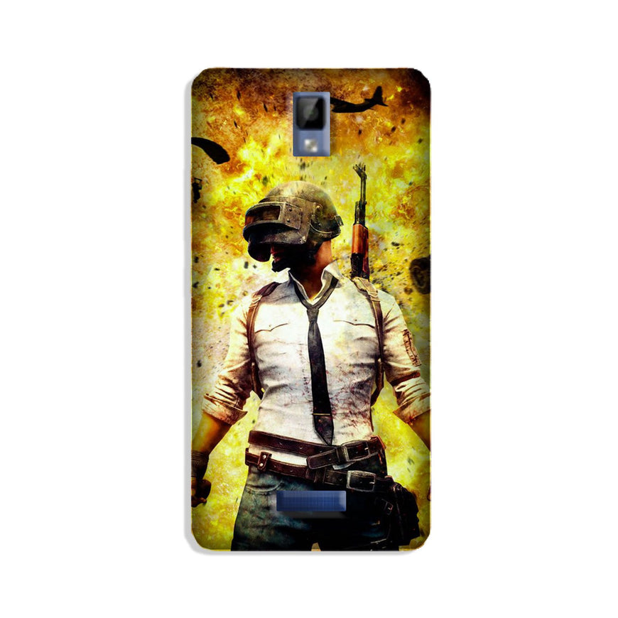 Pubg Case for Gionee P7  (Design - 180)