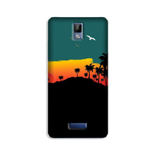 Sky Trees Mobile Back Case for Gionee P7 (Design - 191)