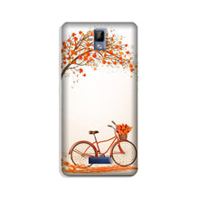 Bicycle Mobile Back Case for Gionee P7 (Design - 192)