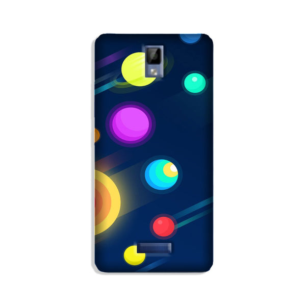 Solar Planet Case for Gionee P7 (Design - 197)