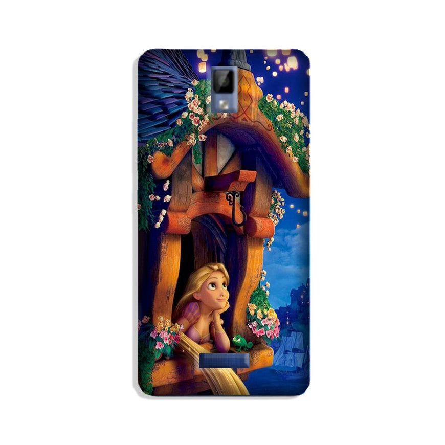 Cute Girl Case for Gionee P7 (Design - 198)