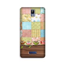 Owls Mobile Back Case for Gionee P7 (Design - 202)