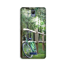 Bicycle Mobile Back Case for Gionee P7 (Design - 208)
