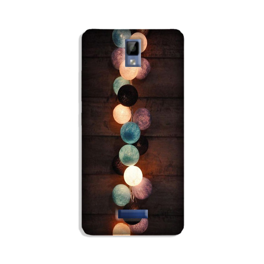 Party Lights Case for Gionee P7 (Design No. 209)