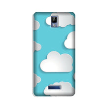 Clouds Mobile Back Case for Gionee P7 (Design - 210)