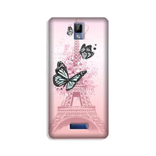 Eiffel Tower Mobile Back Case for Gionee P7 (Design - 211)