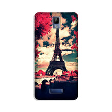 Eiffel Tower Mobile Back Case for Gionee P7 (Design - 212)