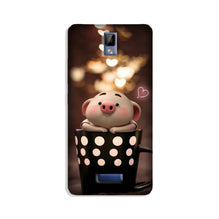 Cute Bunny Mobile Back Case for Gionee P7 (Design - 213)
