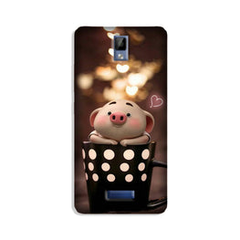 Cute Bunny Case for Gionee P7 (Design No. 213)