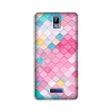 Pink Pattern Mobile Back Case for Gionee P7 (Design - 215)