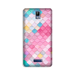 Pink Pattern Case for Gionee P7 (Design No. 215)