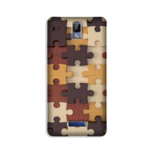 Puzzle Pattern Mobile Back Case for Gionee P7 (Design - 217)