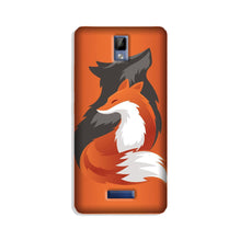 Wolf  Mobile Back Case for Gionee P7 (Design - 224)