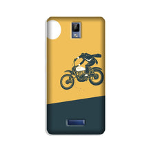 Bike Lovers Mobile Back Case for Gionee P7 (Design - 256)