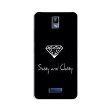 Sassy and Classy Mobile Back Case for Gionee P7 (Design - 264)