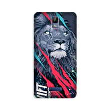 Lion Mobile Back Case for Gionee P7 (Design - 278)