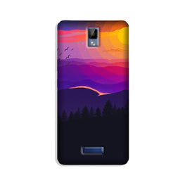Sun Set Case for Gionee P7 (Design No. 279)