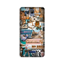 Vintage Design Case for Gionee P7 (Design No. 284)