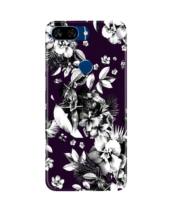 white flowers Case for Gionee S11 Lite