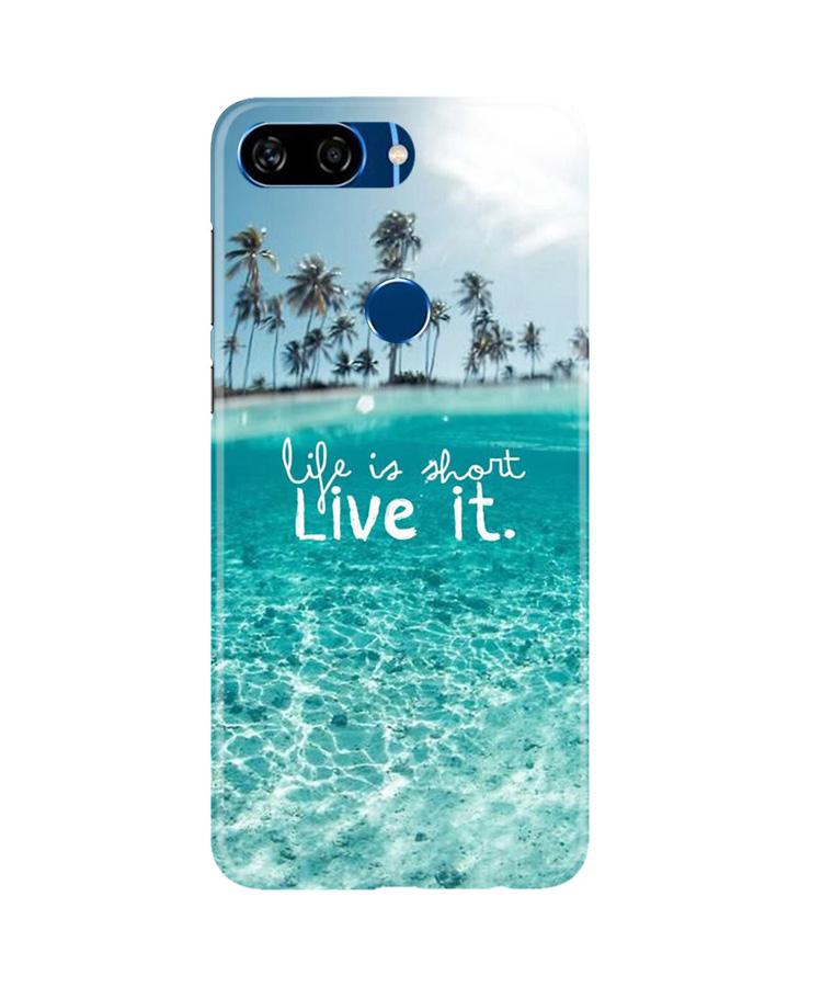 Life is short live it Case for Gionee S11 Lite